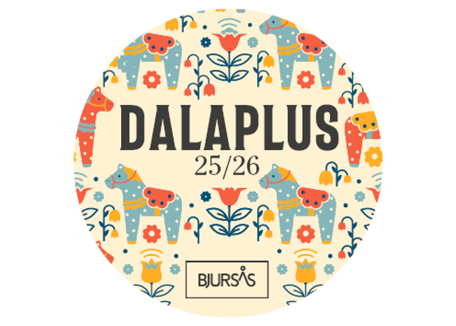 Rund illustration med texten 