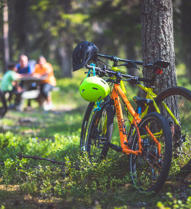 Cykelfika vid slogbod
